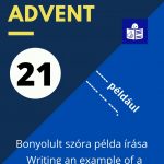 KÉK Adventi naptár 21